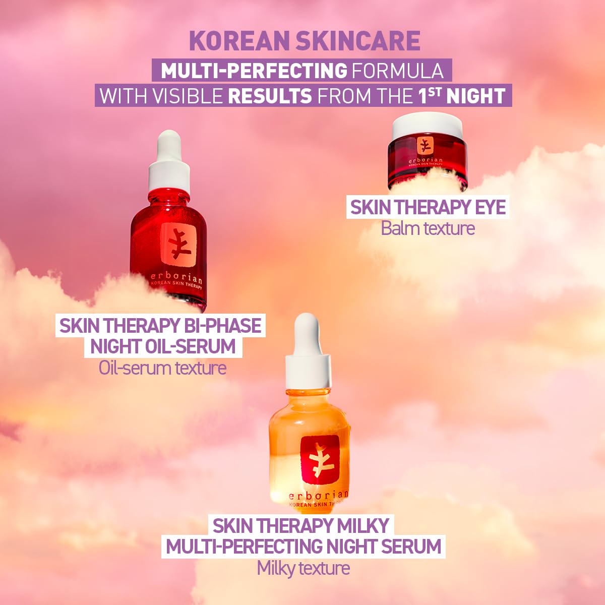Erboria Ski Therap Ey Cream Multi-Perfectin Anti-Aging Illuminates De-Puffs Firms Hydrate Wit Caffiene Lightweight Korea Skincare 15mL
