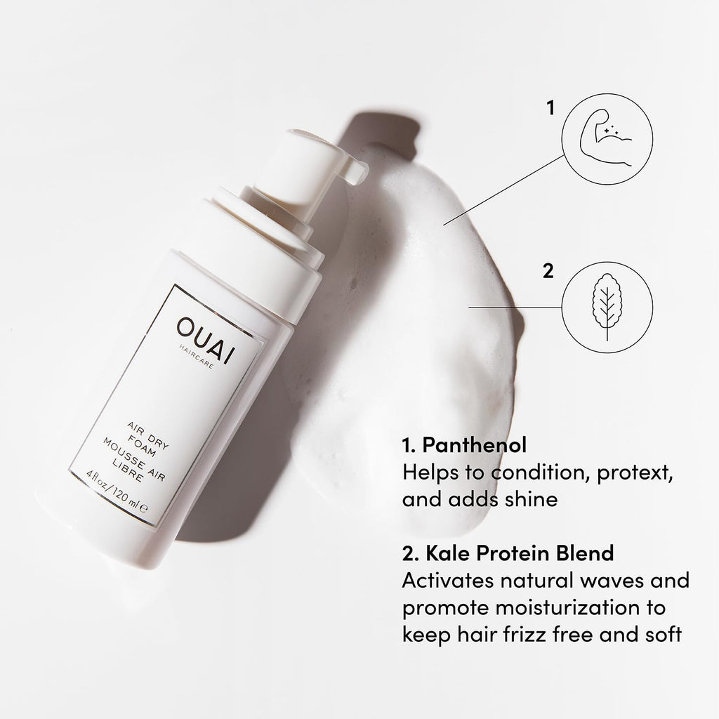 OUA Ai Dr Foa Hai Mouss fo Curl Hai Beac Wave Conditionin Detanglin Wit Kal an Carro Extrac Paraben Phthalat an Sulfat Fre ( Oz)