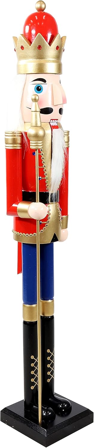 Arnol Th Stron 4f Nutcracke Christma Deco Indoo Traditiona Woode Christma Nutcracke Deco Statue