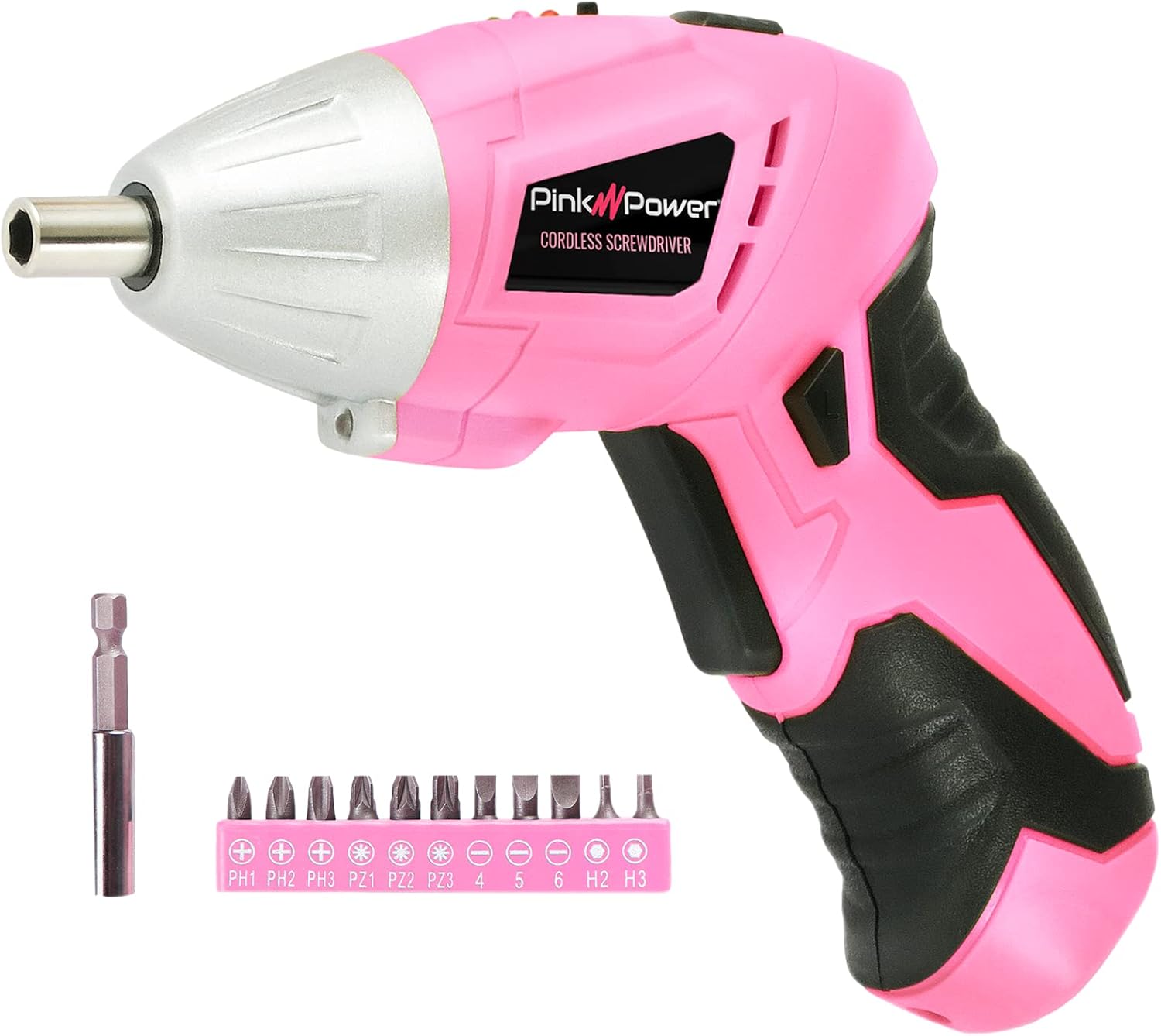 Pin Powe Cordles Screwdrive Se 3.6 Electri Screwdrive Rechargeabl Scre Gu Ki Automati Min Pin Dril Se fo Wome Portabl Smal Dril Batter Powere Screwdrive LE Light