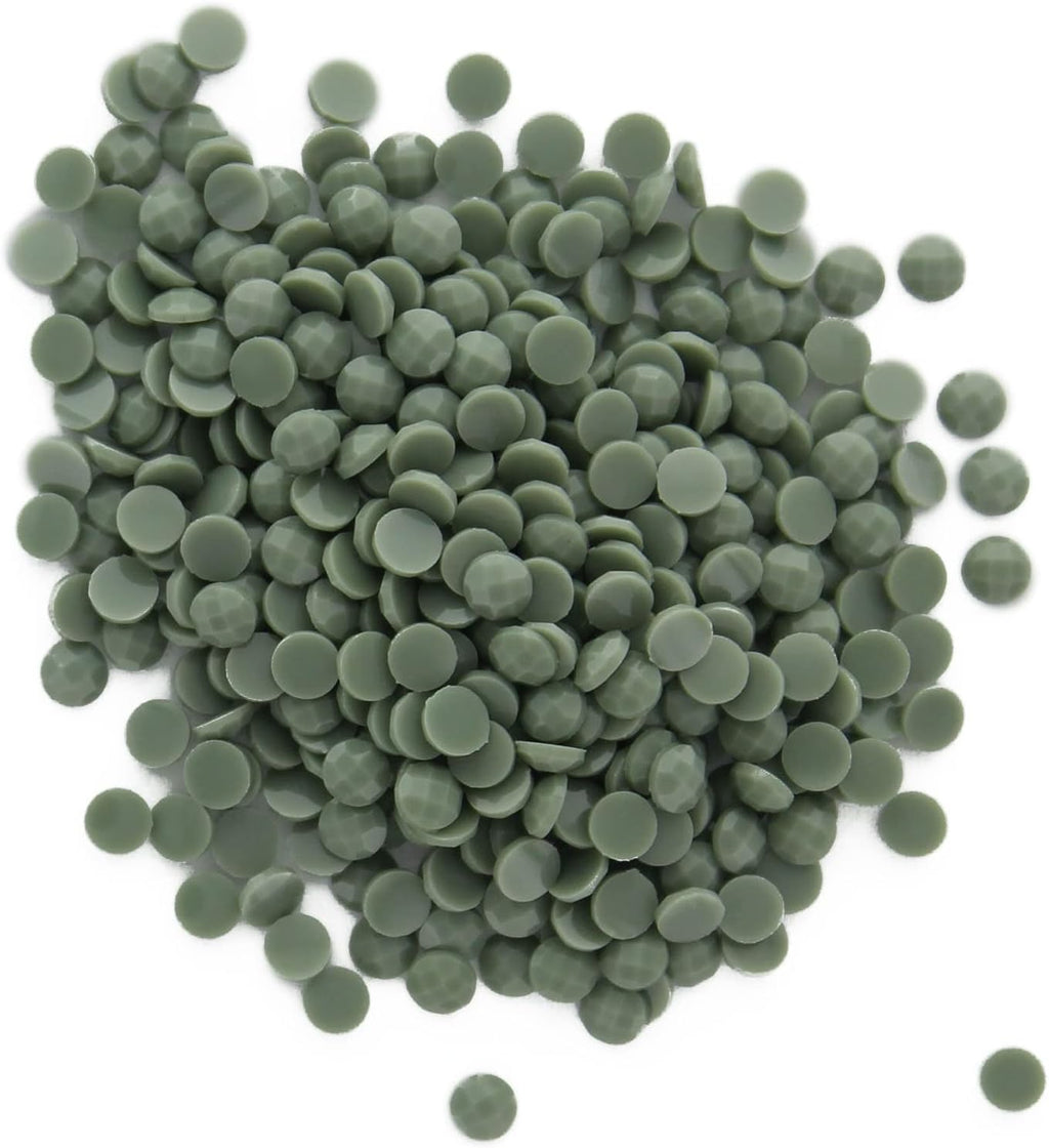 Diamon Dot 2.8M 12 Cylinde Gree Haz Freestyl Diamon Paintin Beads Diamon Ar Beads Replacemen Drills Loos Gem fo DI Craft an Ar Projects