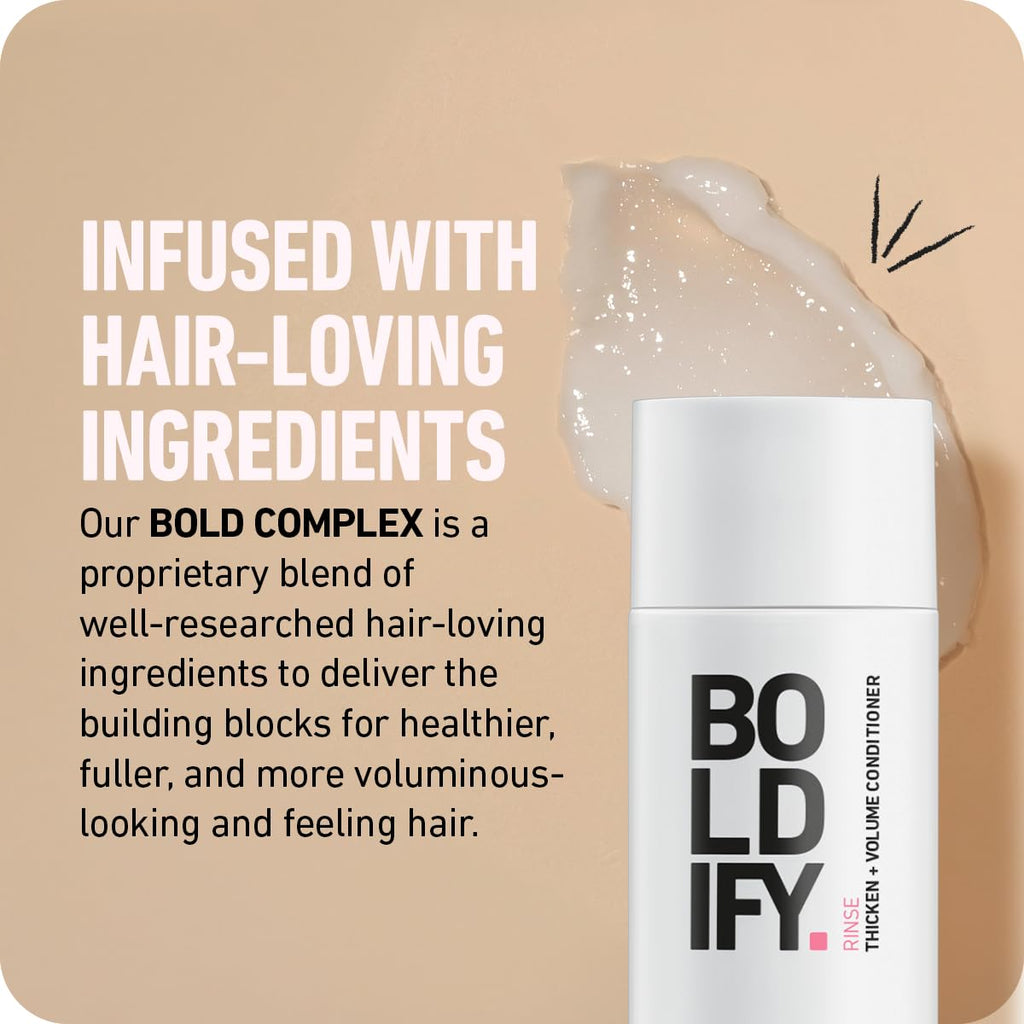 Boldif Thicke Volum Conditione Ultimat Bioti Formul fo Hai Thickening Spli En Repair Nourishment an Fin o Oil Hai fo Wome Men