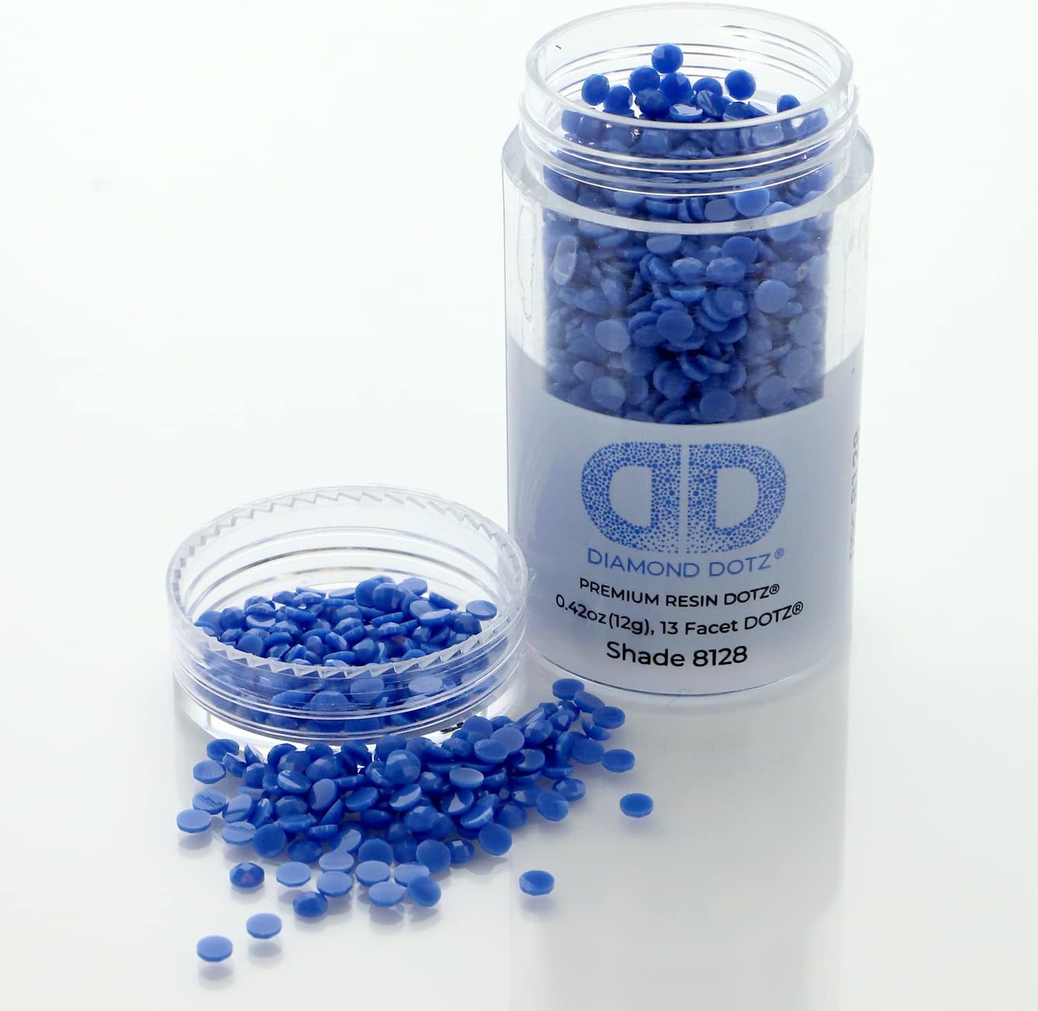 Diamon Dot 2.8M 12 Singl Cylinde ( Pack Refle Blu Freestyl Diamon Paintin Beads Diamon Ar Beads Replacemen Drills Loos Gem fo DI Craft an Ar Projects