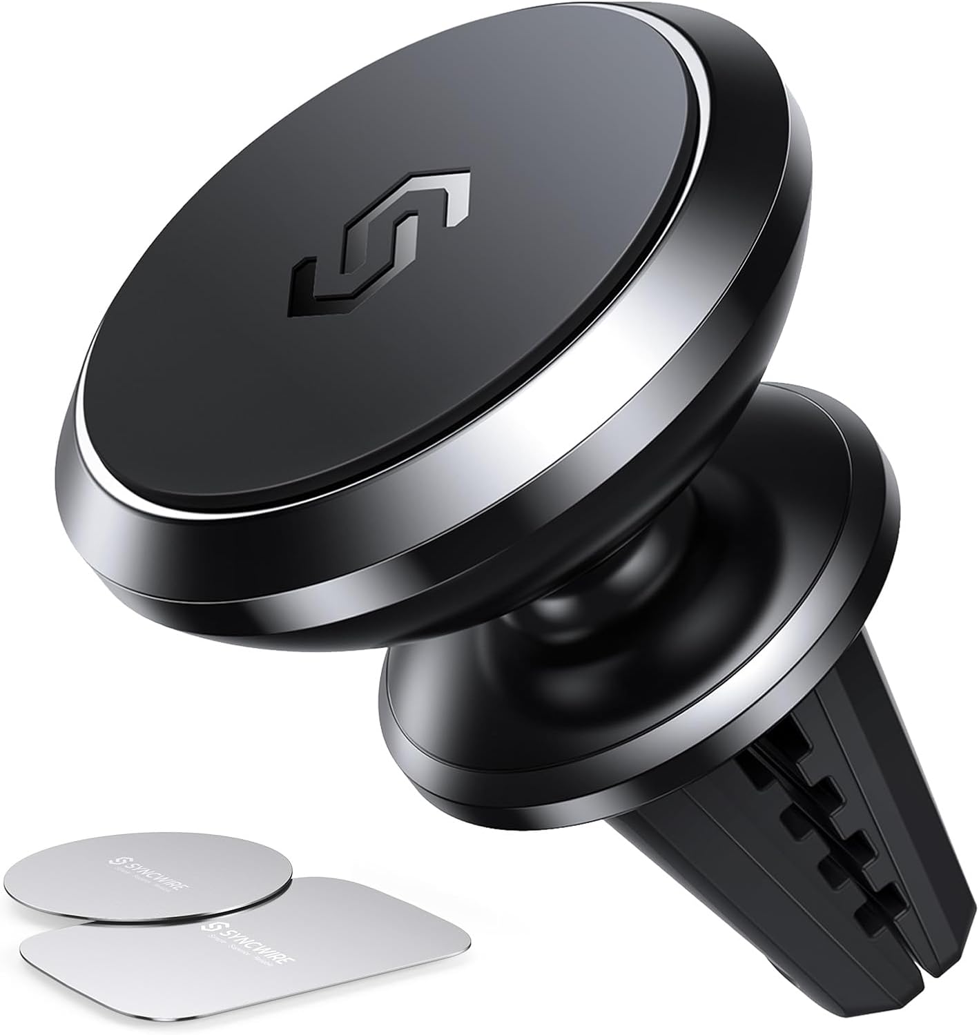 Magneti Phon Holde fo Car Supe Stron Magne Phon Holde Moun Ai Ven 360 Rotatabl Cel Phon Holde Moun fo Ca Compatibl iPhon 1 1 1 1 1 1 1 Pr Max X XR,Android
