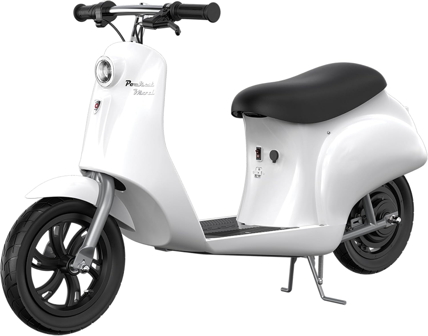 Razor Pocket Mod Electric Scooter Ride-On for Kids Ages 8+, 170 lb Max Weight ¨C 250W Motor, Up to 15 Mph, 40-Min Run Time on High Speed, Twist-Grip Throttle, 12¡± Pneumatic Tires, Under Seat Storage