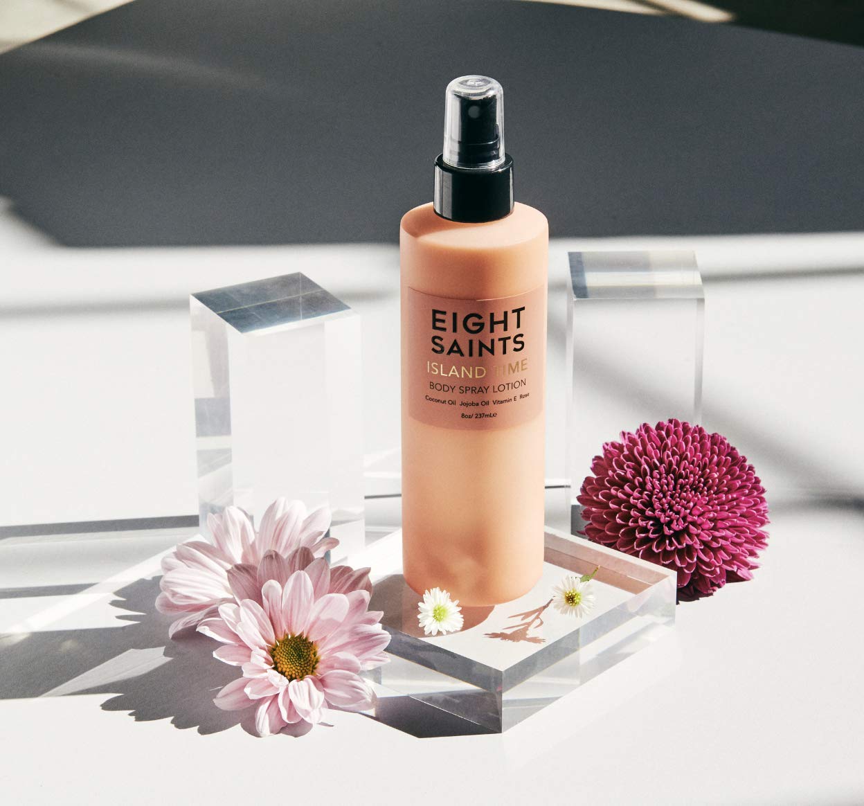 Eigh Saint Islan Tim Bod Spra Lotion Natura an Organi Bod Lotio fo Dr Skin Protects Nourishes an Hydrates Coconu Scent Ounces