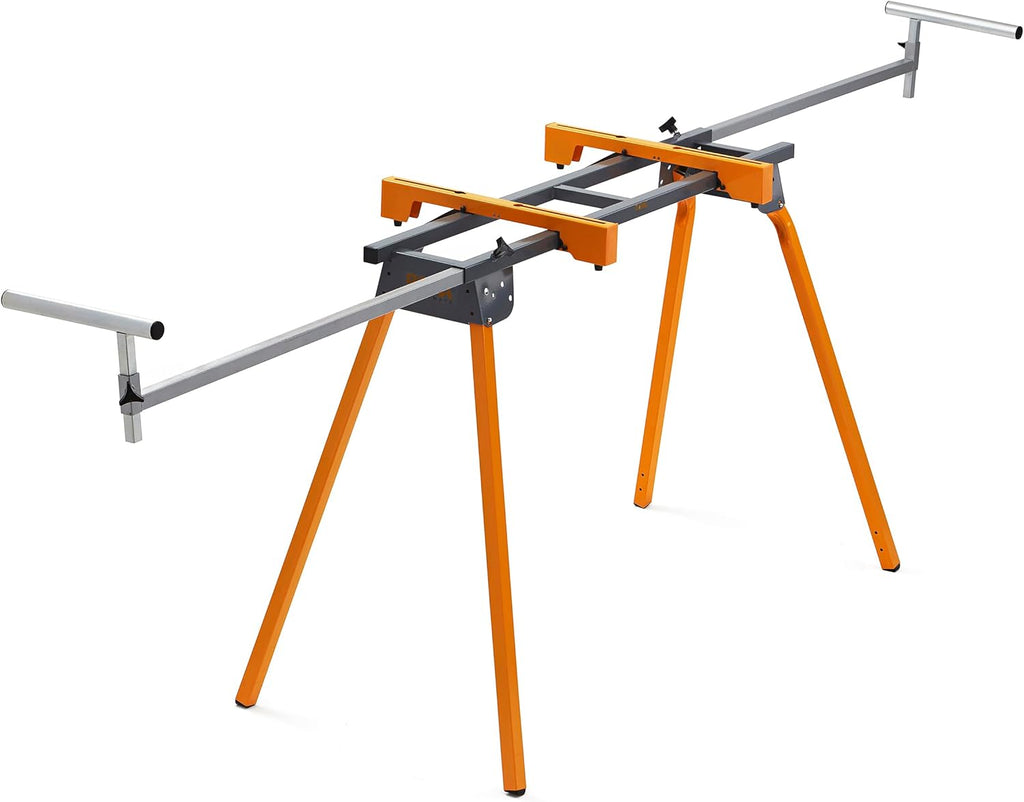 BOR Universa Mite Sa Stan wit Quic Releas Too Mountin System Portabl Mite Sa Stan 50 Lb Ma Weigh Loa 34-inc Heigh wit Outrigge Arm U t 11 Inche PM-4000 Orange