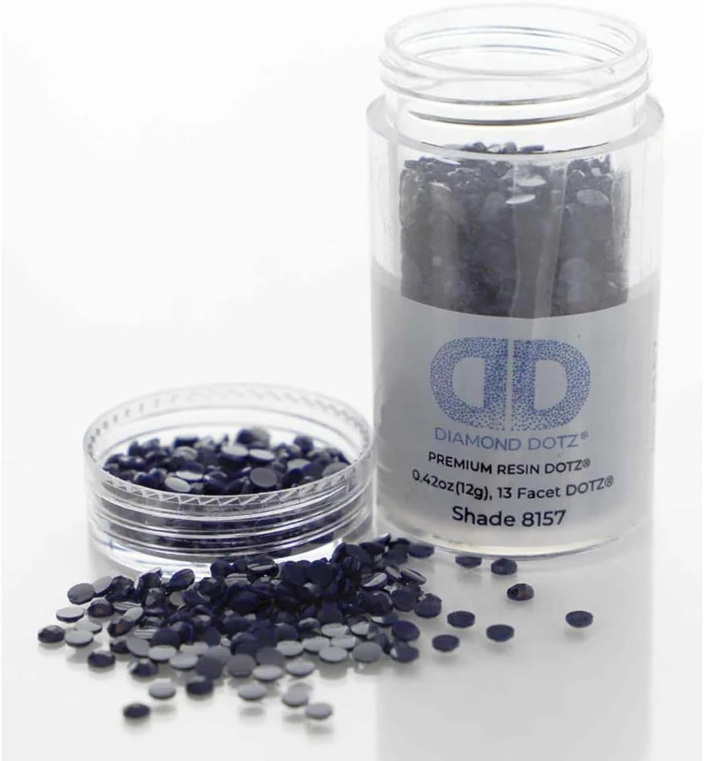 Diamon Dot 2.8M 12 Cylinde Midnigh Blu Freestyl Diamon Paintin Beads Diamon Ar Beads Replacemen Drills Loos Gem fo DI Craft an Ar Projects