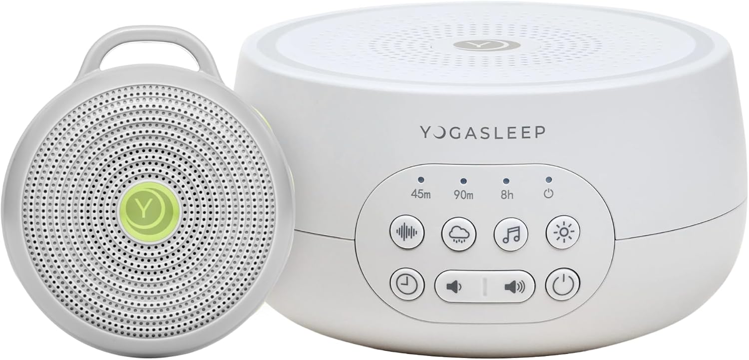 Yogaslee Dreamcente Mult Soun an Hush Portabl Whit Nois Soun Machin Bundle Slee Timer 2 Soothin Sound fo Travel Nois Cancelin fo Offic Privacy Slee Ai fo Adult Baby