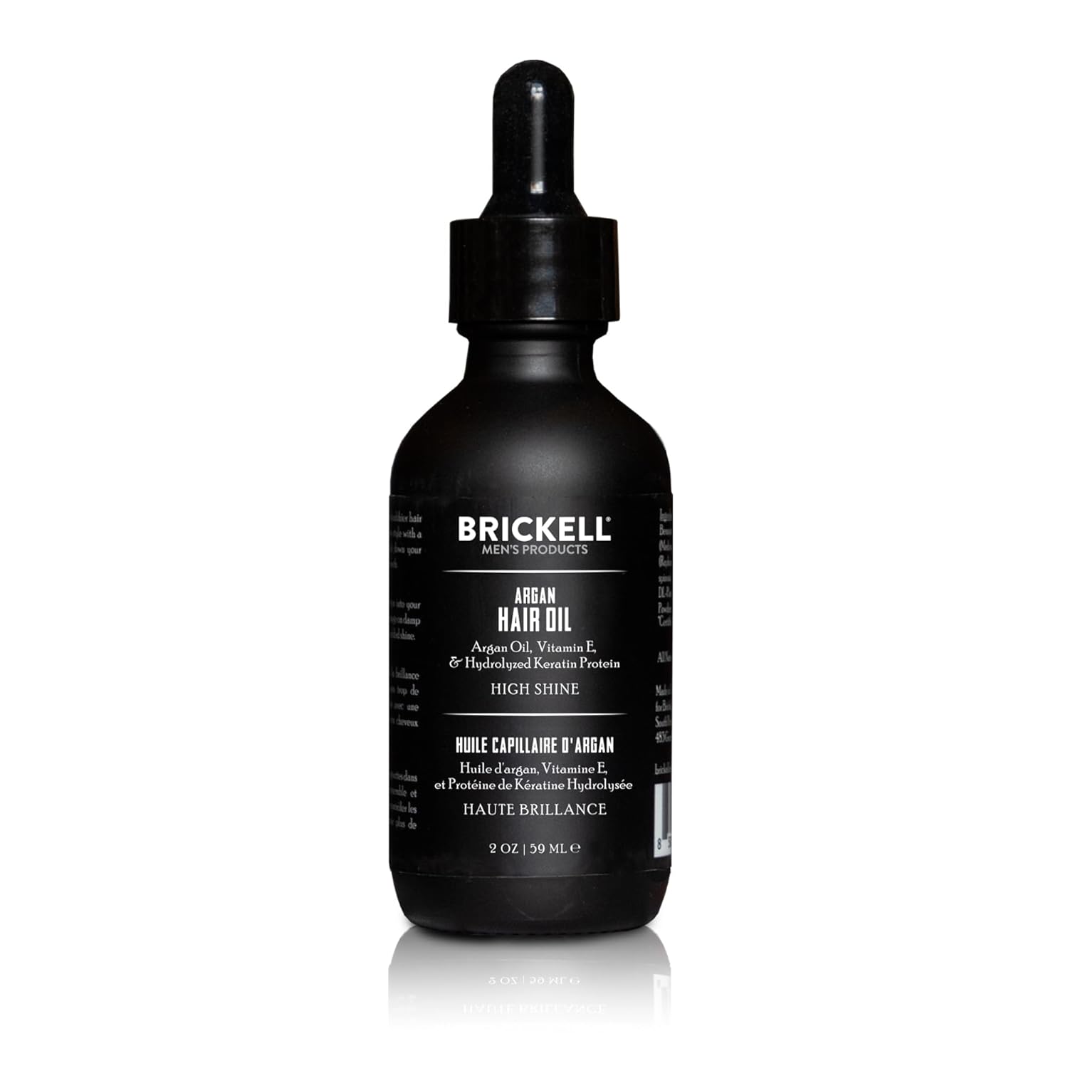 Brickel Men' Arga Oi fo Hair Natura an Organi Hai Oi Fo Men Lightweigh Hai Treatment Ounce Scented