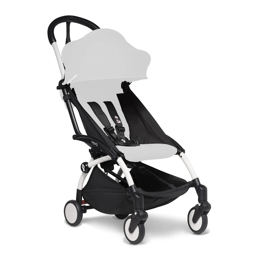 YOYO Strolle Frame Whit Include 5-Poin Harness Multi-Positio Reclinin Backrest Canop Extensions Padde Shoulde Stra Protectiv Storag Bag