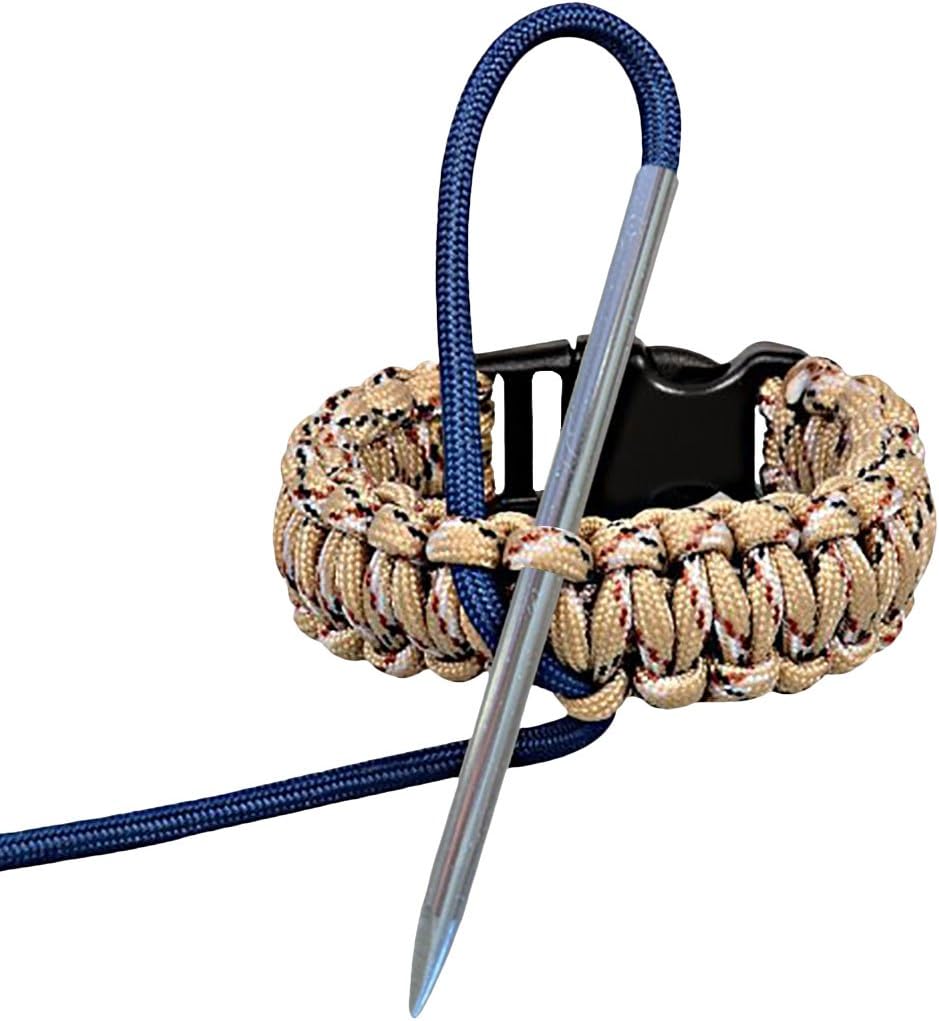 SafetyCar Stainles Stee 55 Paracor Leathe Stitchin FI Lacin Needl 3i (75mm Lon fo 1/8i (3mm Lace String  Needl Pack