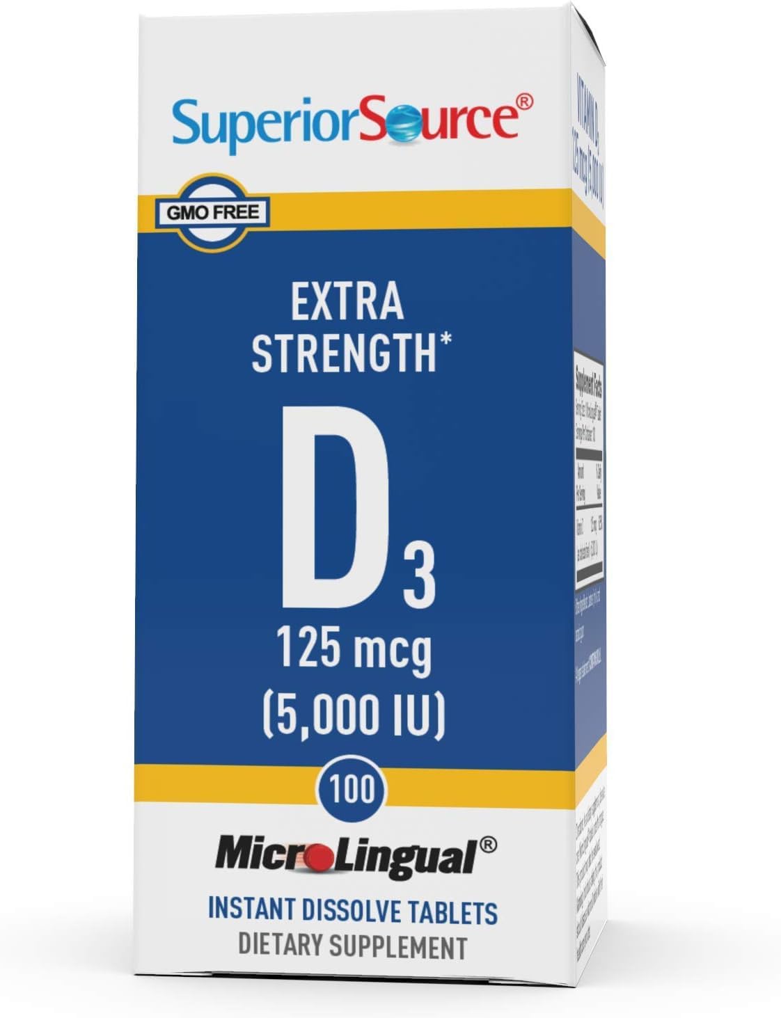 Superio Sourc Vitami D 500 I Offer Immun System Brai Nervou Syste Suppor Aid Calciu Absorptio fo Teet Bon Healt Bariatri Friendl 10 Sublingua Dissolvin Tablets