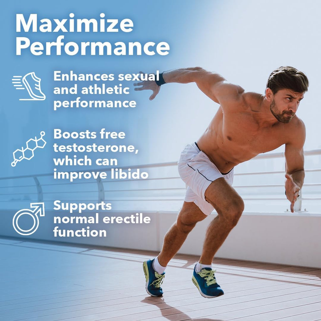 LifeSeasons Masculini-T - Testosterone Support Supplement - Enhances Mental & Physical Aspects of Sexual and Athletic Performance - Supports Normal Erectile Function - Improve Libido - 180 Capsules