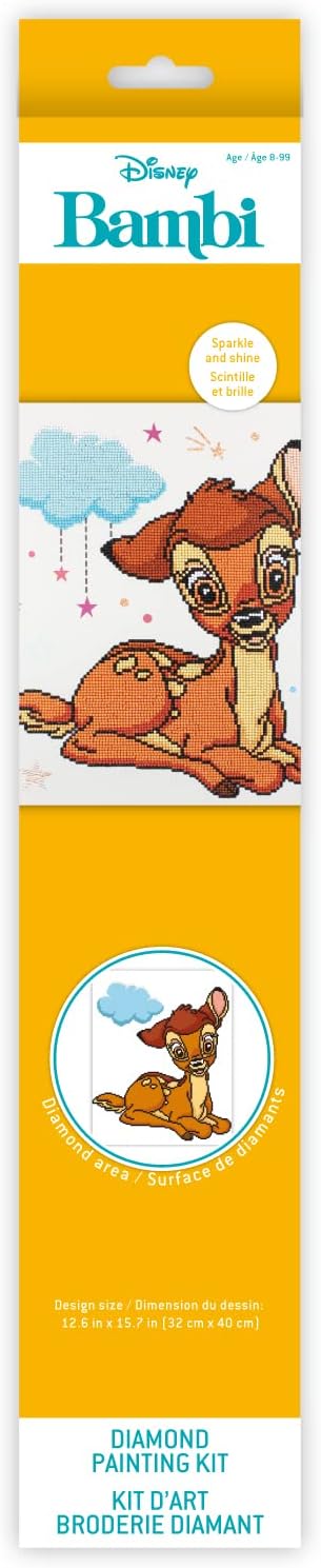 Camelo Dot Diamon Ar Ki 12.6inchX15.7inch-Disney Classi Bamb Multi