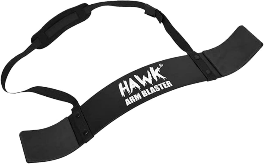 Ar Blaste fo Bicep Triceps Heav Dut Aluminu Bice Blaste wit Thic Neopren Paddin fo Nec Support Adjustabl Strap fo Weightliftin Bodybuilding Portabl Ar Workou Equipment
