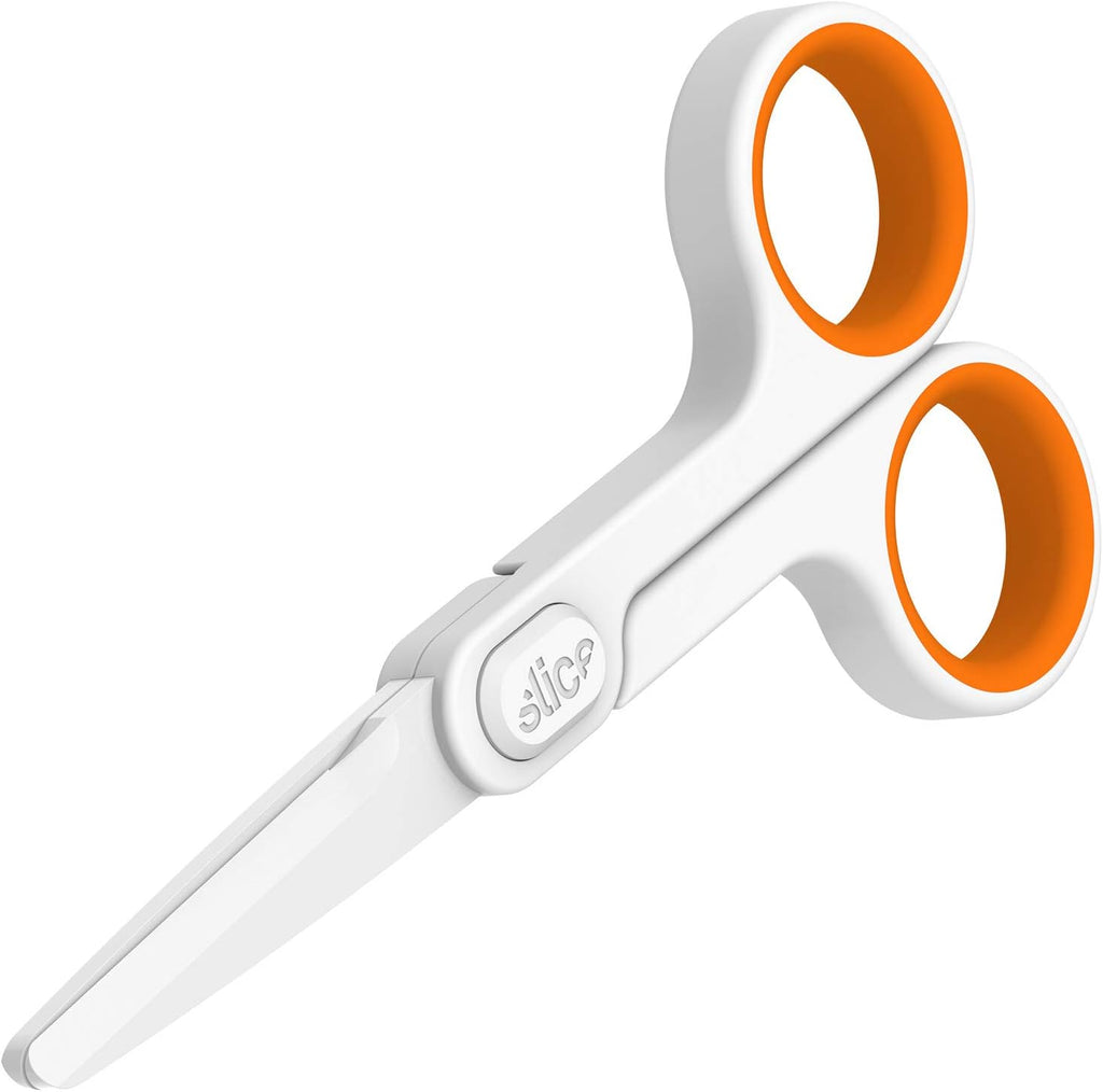 Slic 1054 Cerami Scissors Neve Rusts Finge Friendly Foo Grade BPA, Pack Rounde Tip