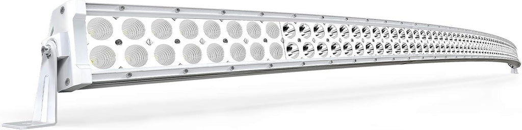 YITAMOTO 5 Inc Whit Curve Le Ligh Ba 300 Spo Floo Comb Le Offroa Light wit Mountin Bracket fo Offroa For GM Ra Truc UT Boa SU AT 27,00 Lumens