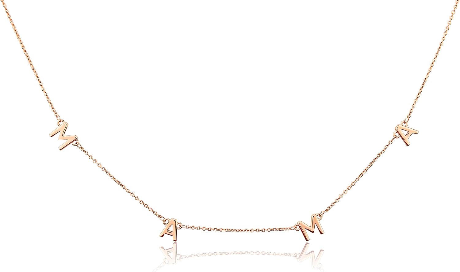 Benevolence LA Mama Necklace, Gold Dipped Fashion Jewelry | Gifts for New Mom | Gold Mom Necklace | Birthday Gifts | Travel Accessories for Women, Designed in California