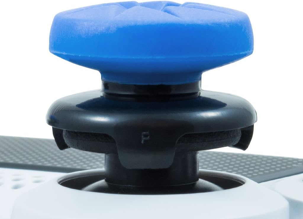 KontrolFree FP Free Edg fo PlayStatio (PS4 an PlayStatio (PS5 Performanc Thumbstick  High-Ris Convex Low-Ris Conve Blue