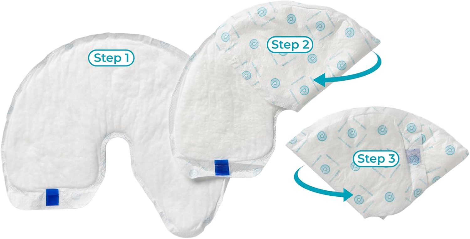 QuickChange Men¡¯s Overnight Adult Incontinence Wrap (Pad), Maximum Absorbency, Holds 17oz Dry to The Touch, Disposable, Fragrance Free, One Size Fits All, Catheter Replacement,140 Count