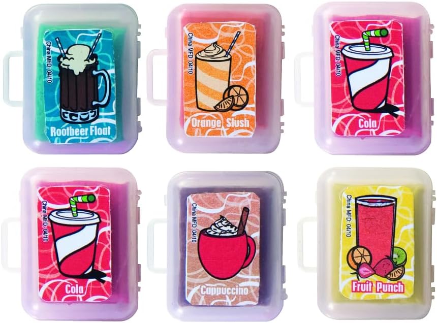 Raymon Gedde 6812 Snac Attac Scente Eraser Fo Kids Assorte (Pac o 36)