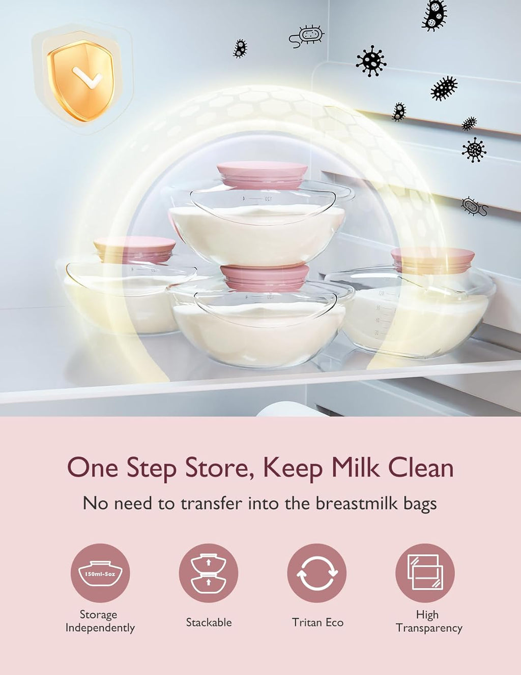 M Wearabl Pump App-Enabled Multi-Mode 1 Level Personalize Pumpin fo Th Moder Mom