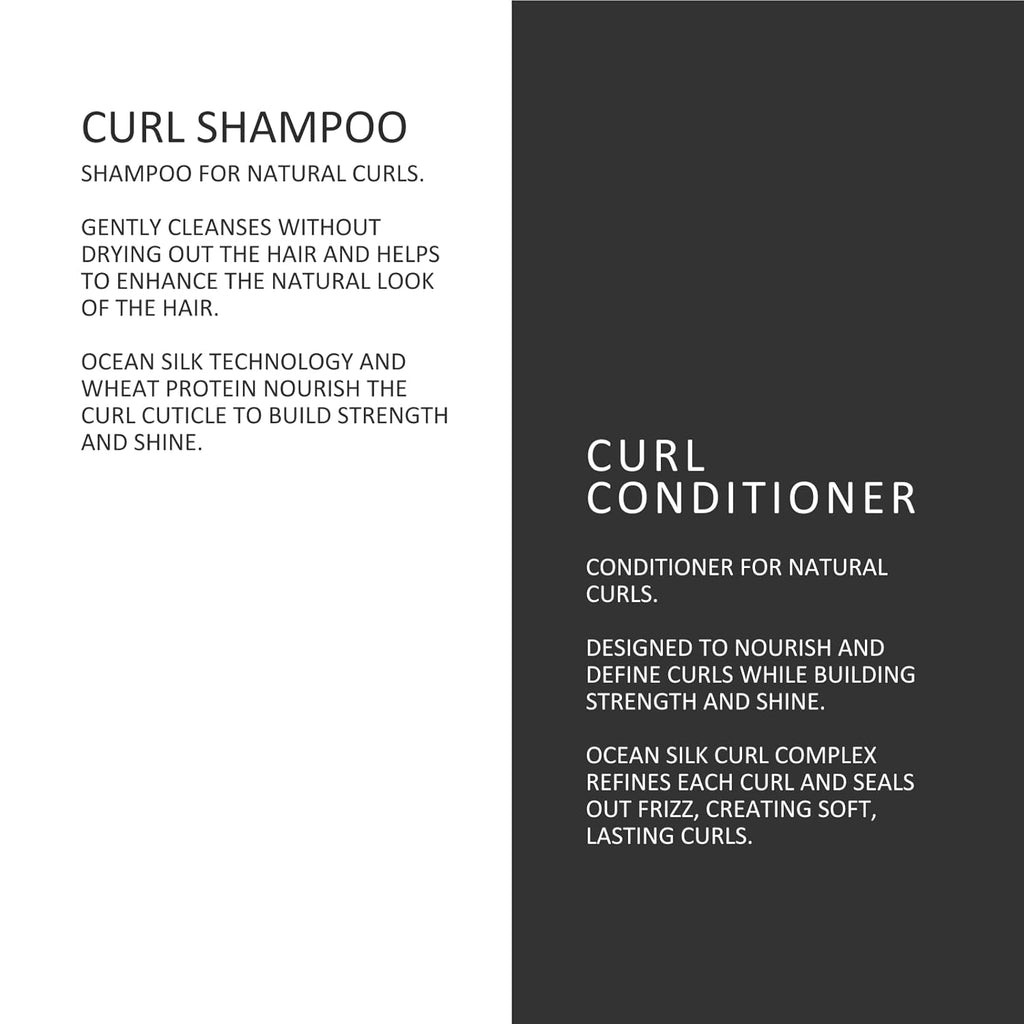 SACHAJUA Cur Shampo an Conditione Se Ocea Sil Technolog Whea Protei fo Nourished Define Sof Curl Repair Shin Friz Contro Vega Paraben-Fre Pac o (8. oz)