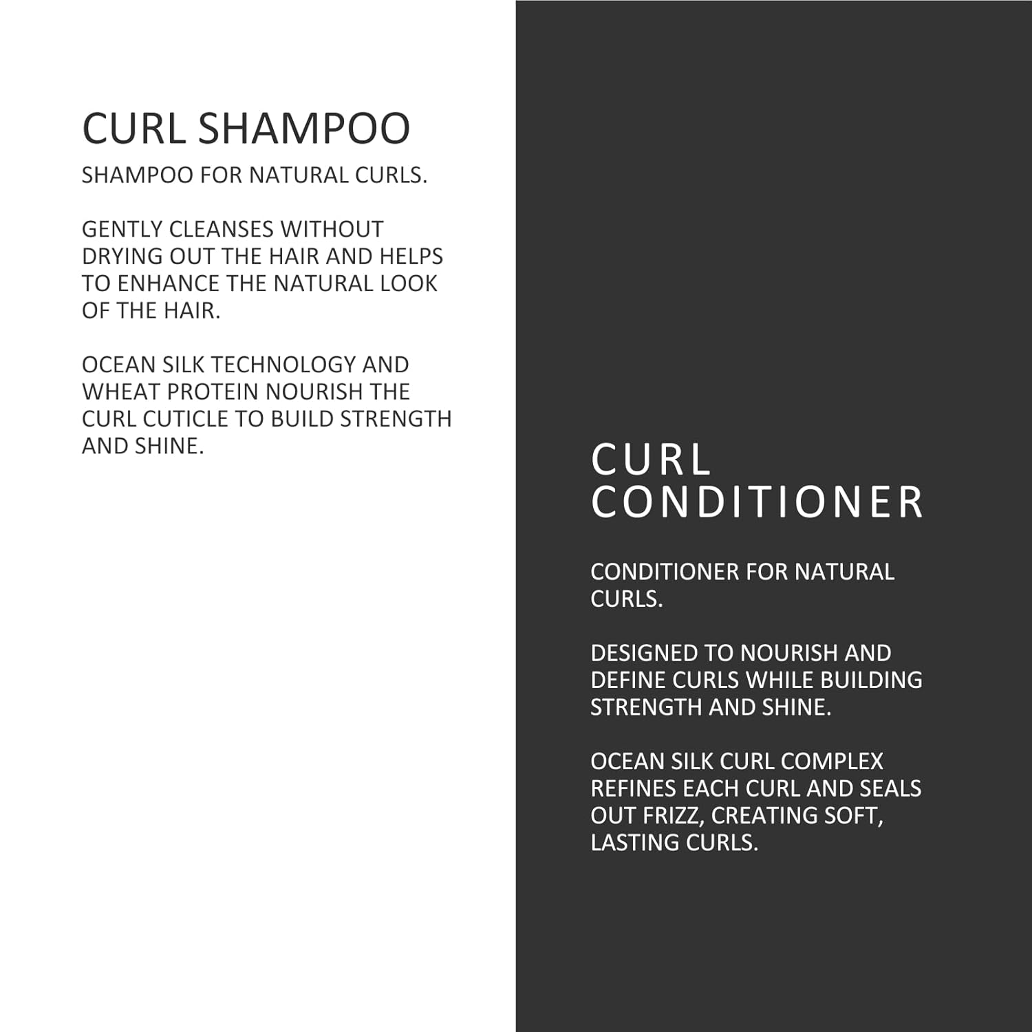 SACHAJUA Cur Shampo an Conditione Se Ocea Sil Technolog Whea Protei fo Nourished Define Sof Curl Repair Shin Friz Contro Vega Paraben-Fre Pac o (8. oz)