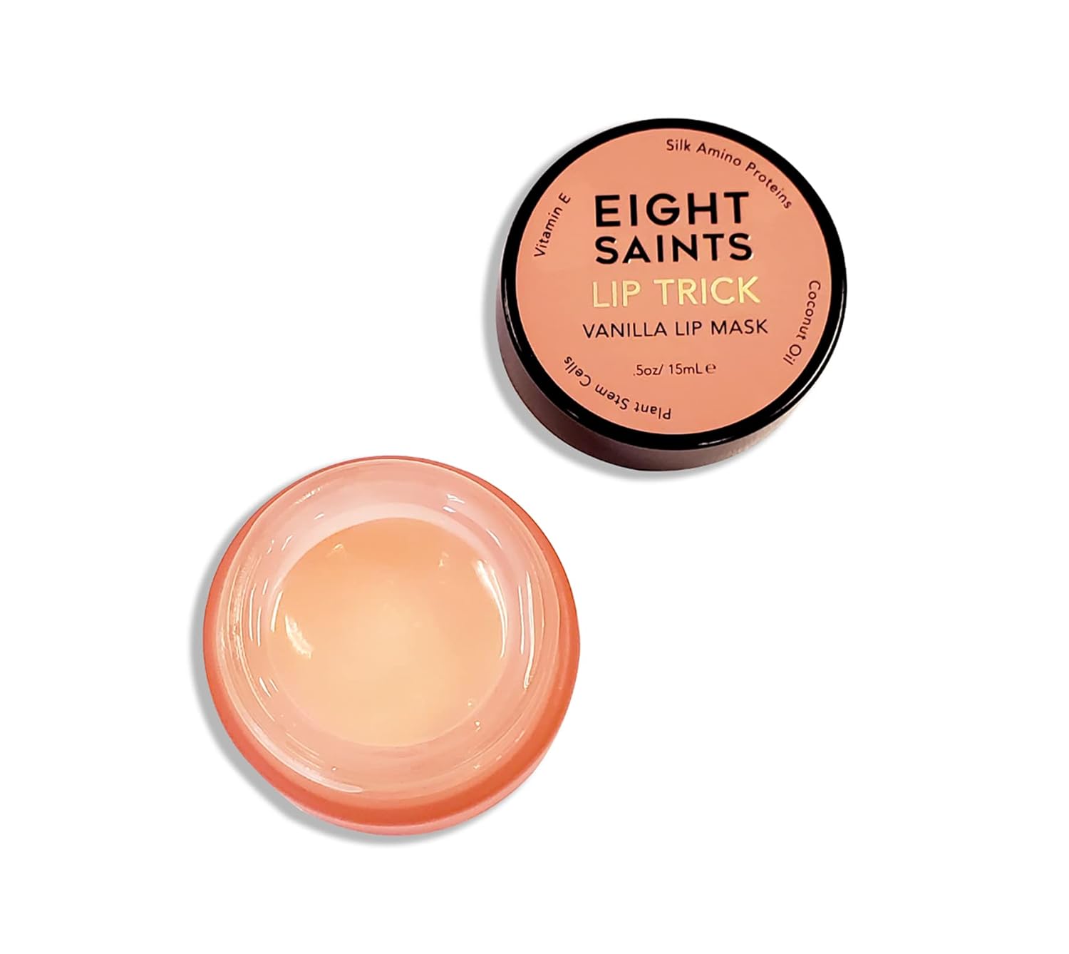 Eigh Saint Li Tric Vanill Li Mask Natura an Organi Li Glos Treatmen fo Full Sof Lips Plumping Hydrating an Wrinkles 0. Ounces