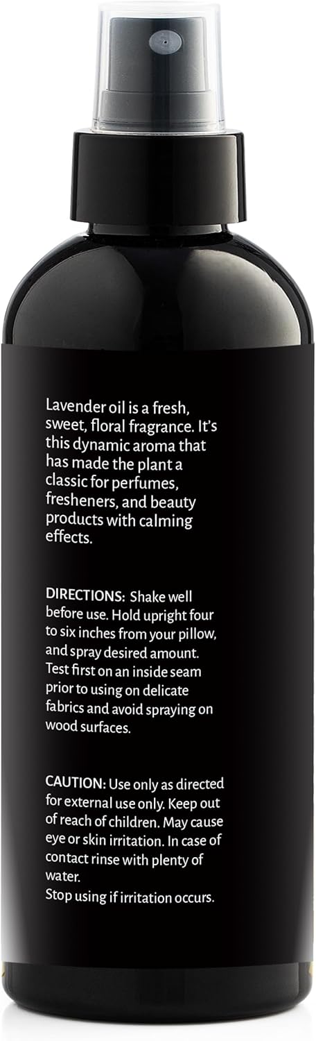 Aromasong Lavender Pillow Spray - All Natural Linen & Bedtime Mist for Sleep - Aromatherapy Botanical Essential Oils for Sleeping - Fragrance Scent 8 Oz.