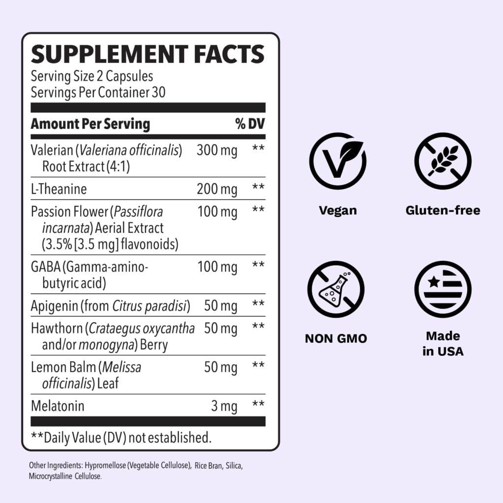 Rest-ZZZ Oral Strips - Powerful Sleep Support Supplement - Fall Asleep & Stay Asleep - Calms Nervous System - Naturally Ease Tension & Restlessness - Low Dose Melatonin GABA & Chamomile - 30 Servings