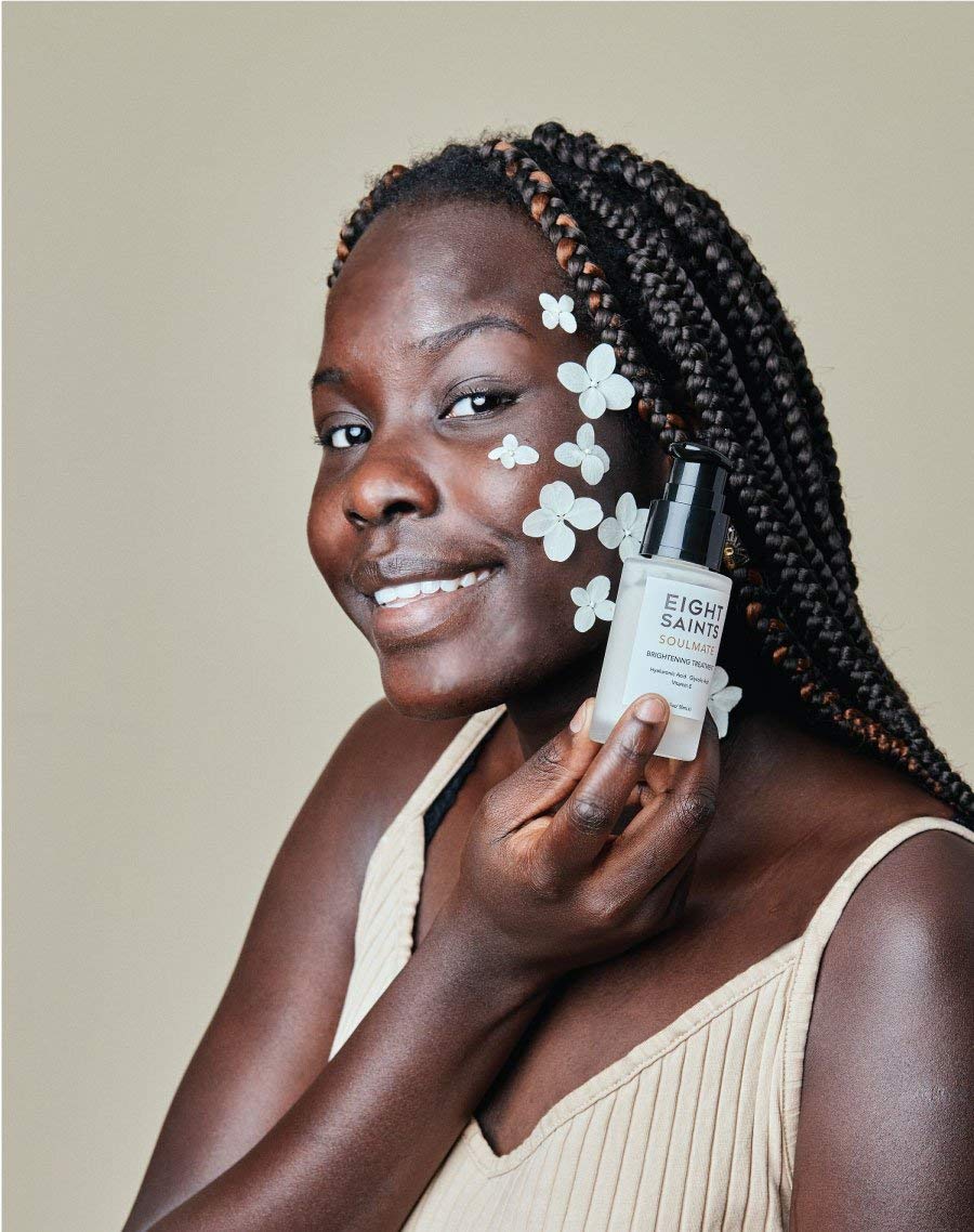 Eigh Saint Soulmat Lotio Base 15 Glycoli Aci Seru Fo Women Natura an Organic Ant Agin Seru fo Face Reduc Wrinkles Fin Lines an Smoot Skin 1. Ounce