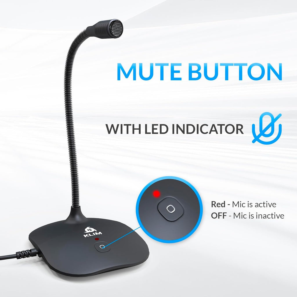 KLI Tal US Des Microphon fo Compute Ne Compatibl wit An P Lapto Ma Professiona Deskto Mi wit Stan Recordin Gamin Streamin YouTub Podcas Mics