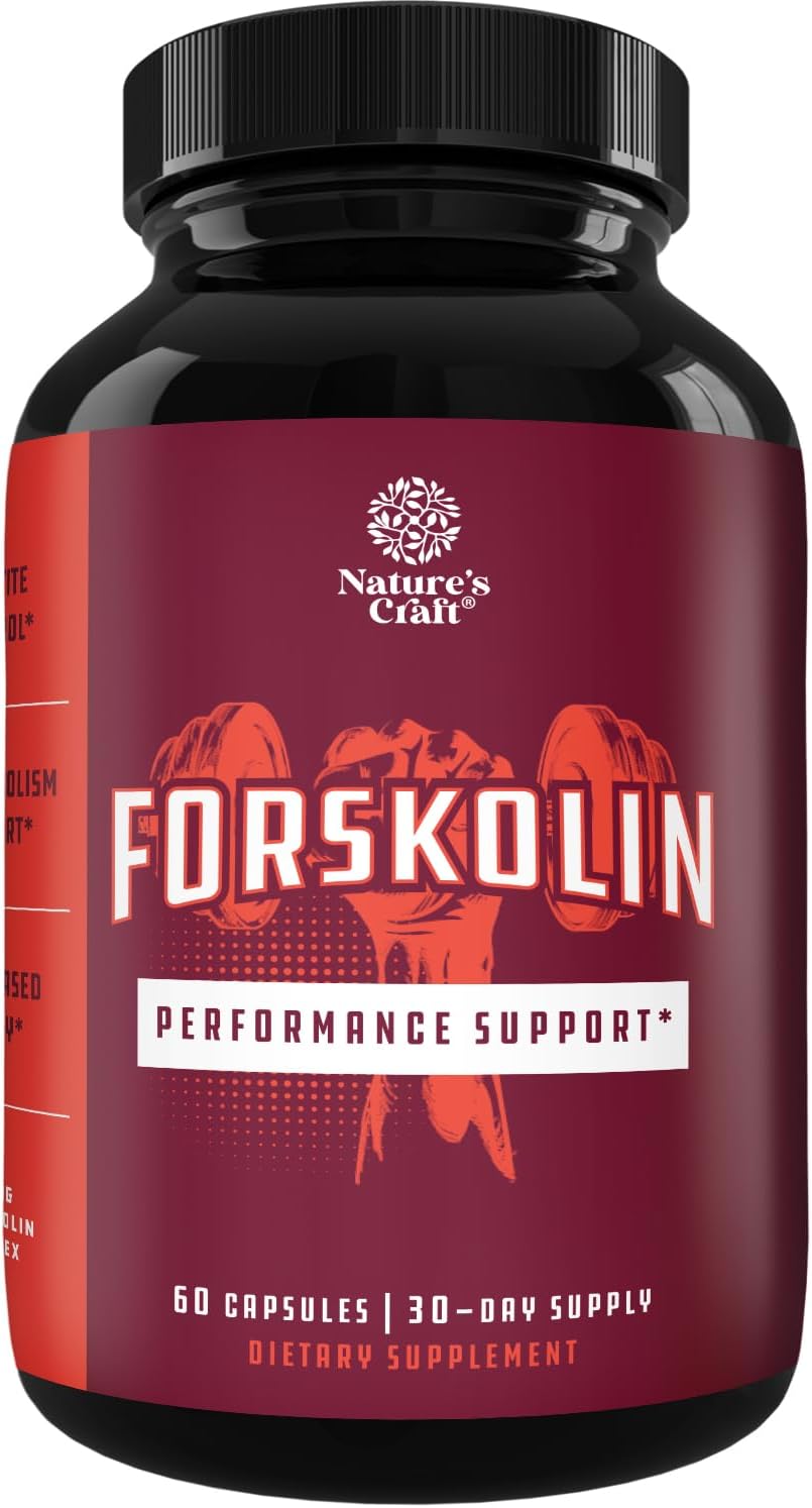 Ma Strengt Forskoli Weigh Los Supplemen fo Me an Wome Forskoli Fas Actin Die Pill Natura Poten Fa Burne Build Muscl Boost Energ 6 Veggi Capsules