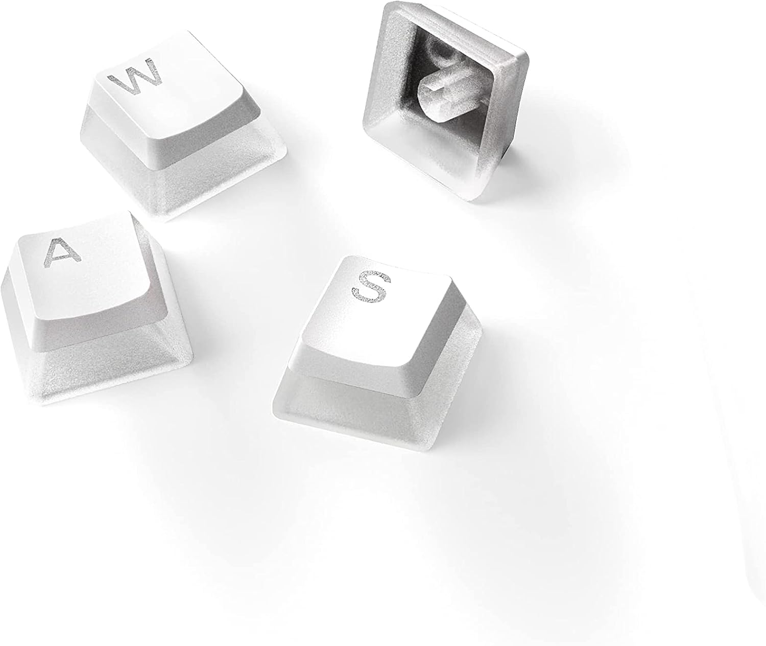SteelSeries PRISMCAPS - Double Shot Pudding-Style Keycaps - Durable PBT Thermoplastic - Compatible with a Wide Range of Mechanical Keyboards - White