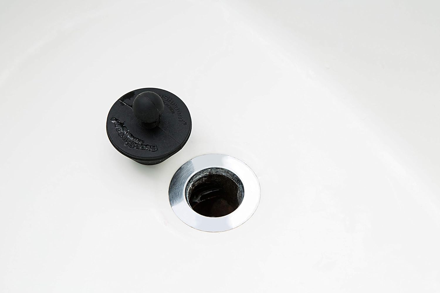 StopShroo Tu Pac Universa Stoppe fo Bathtu an Bathroo Sin Drains Blac Plu 2pk Count