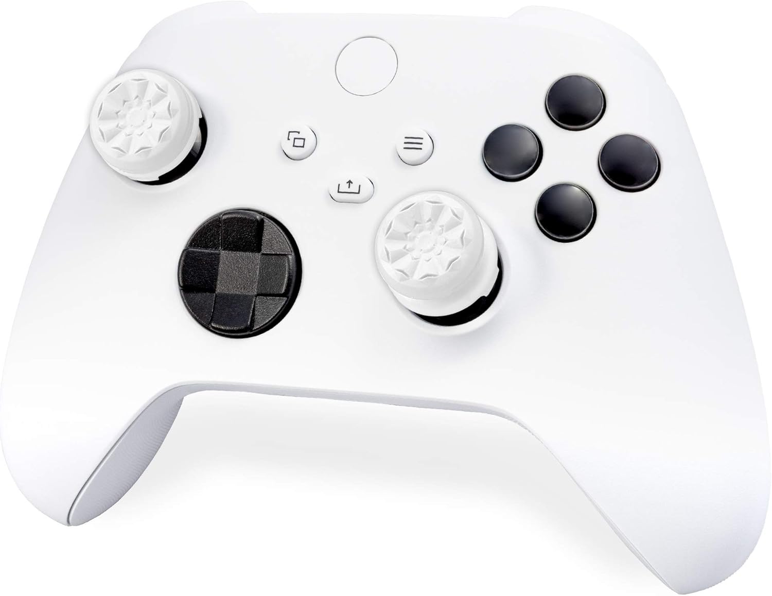 KontrolFree FP Free Galax Whit fo Xbo On an Xbo Serie Controlle Performanc Thumbstick  High-Rise Mid-Ris White