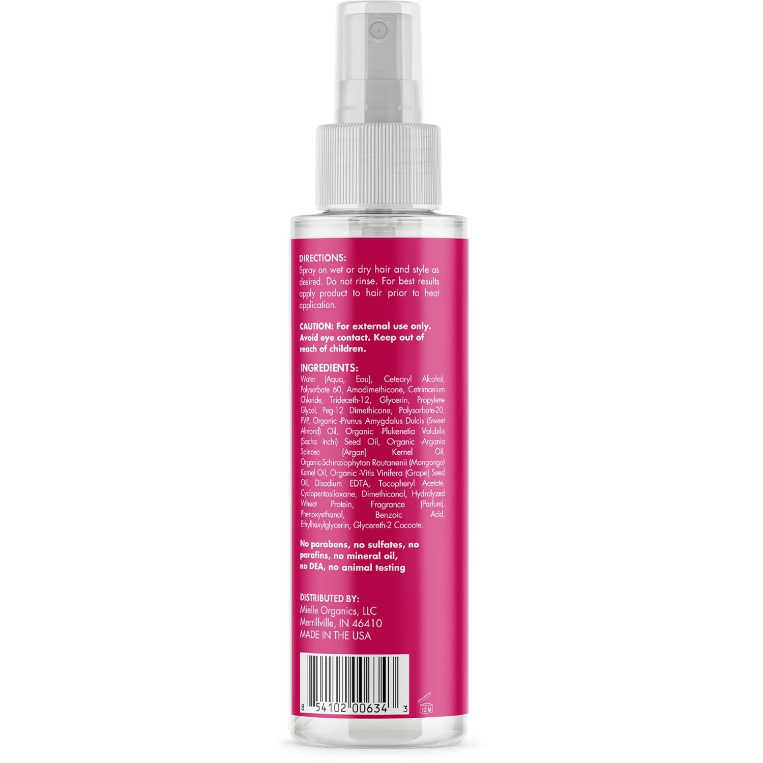 Miell Mongong Oi Therma Hea Protectan Spray Protect Hai fro Hea Damage Intens Hea Defense Cur Patter Protection Saf fo Al Hai Type ( F Oz)