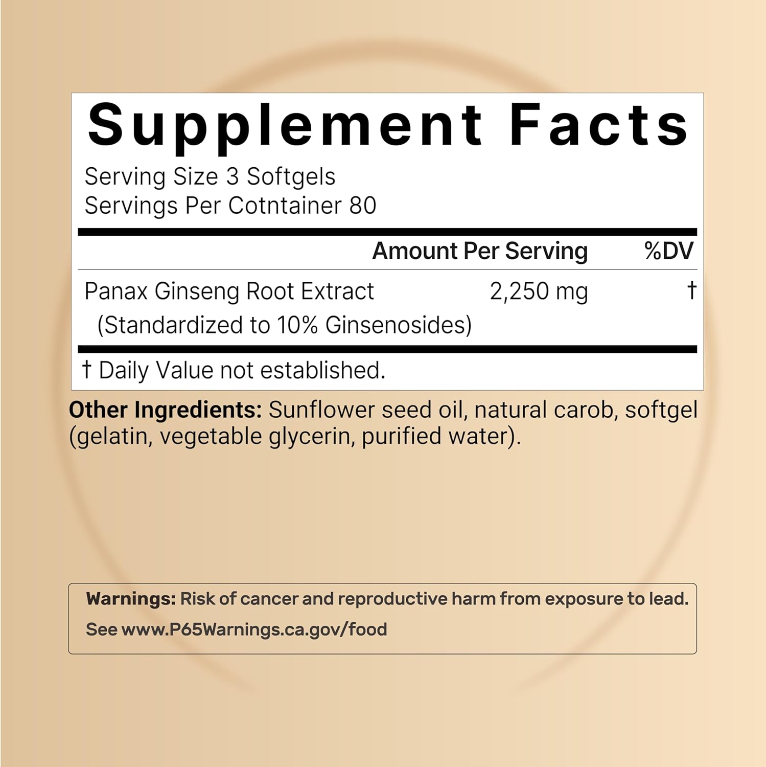 NatureBel Korea Re Ginsen 2,250m Pe Serving 24 Softgel Pana Ginsen Root Standardize t 10 Ginsenosides Non-GMO Suppor Energy Mal Performance Immun System