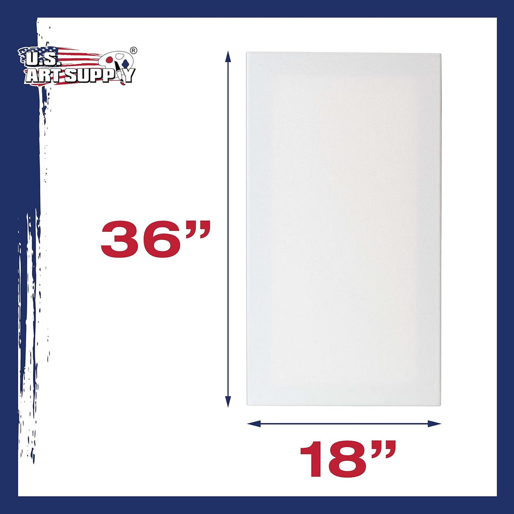U.S Ar Suppl 1 3 inc Stretche Canva 12-Ounc Tripl Primed 6-Pac Professiona Artis Qualit Whit Blan 3/4inc Profile 100 Cotton Heavy-Weigh Gess Acryli Pouring Oi Painting