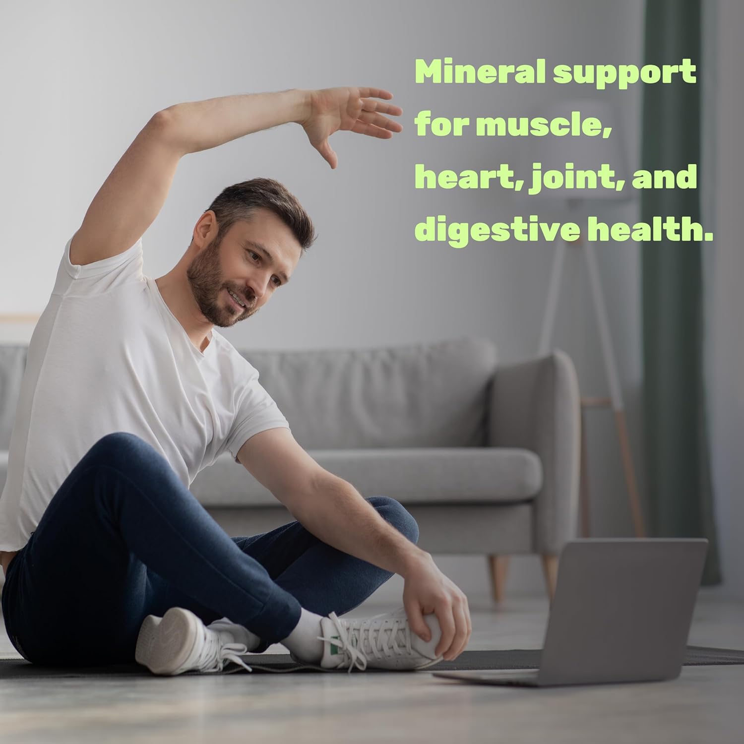 Magnesiu Glycinat 500mg 24 Veggi Capsule 100 Chelate fo Eas Absorptio Highl Purifie Essentia Trac Minera Supplemen Non-GMO Vega Friendly