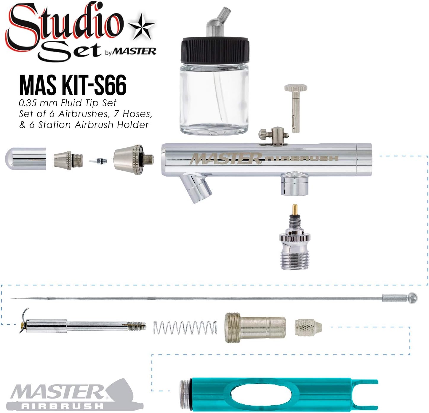 Airbrus Station-AI Brush-Auto/Ca Paint-Nail-Tattoo