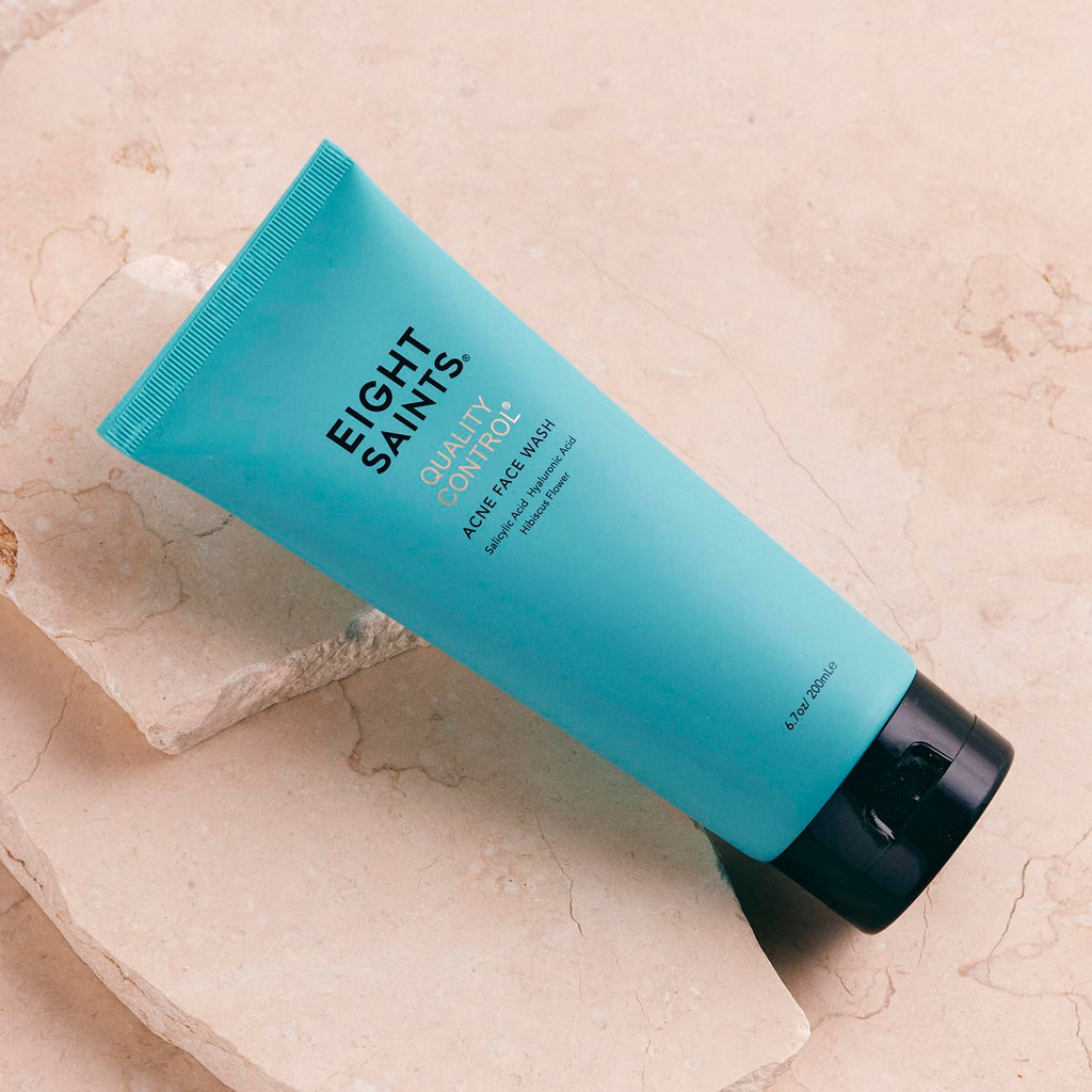 Eigh Saint Qualit Contro Acn Fac Wash Natura Organic Reduc Acn an Preven Futur Breakouts 2 Salicyli Acid 6. Ounces