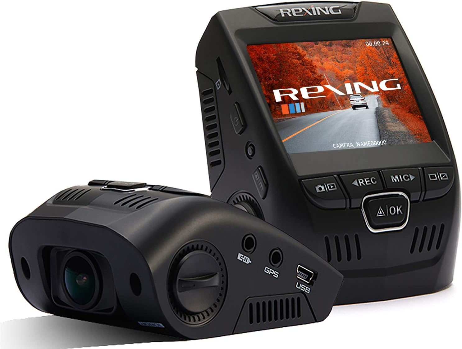 Rexin V Basi Das Ca 1080 FH DV Ca Drivin Recorder 2.4inc LC Scree 170¡ãWid Angle G-Sensor WDR Parkin Monitor Loo Recording