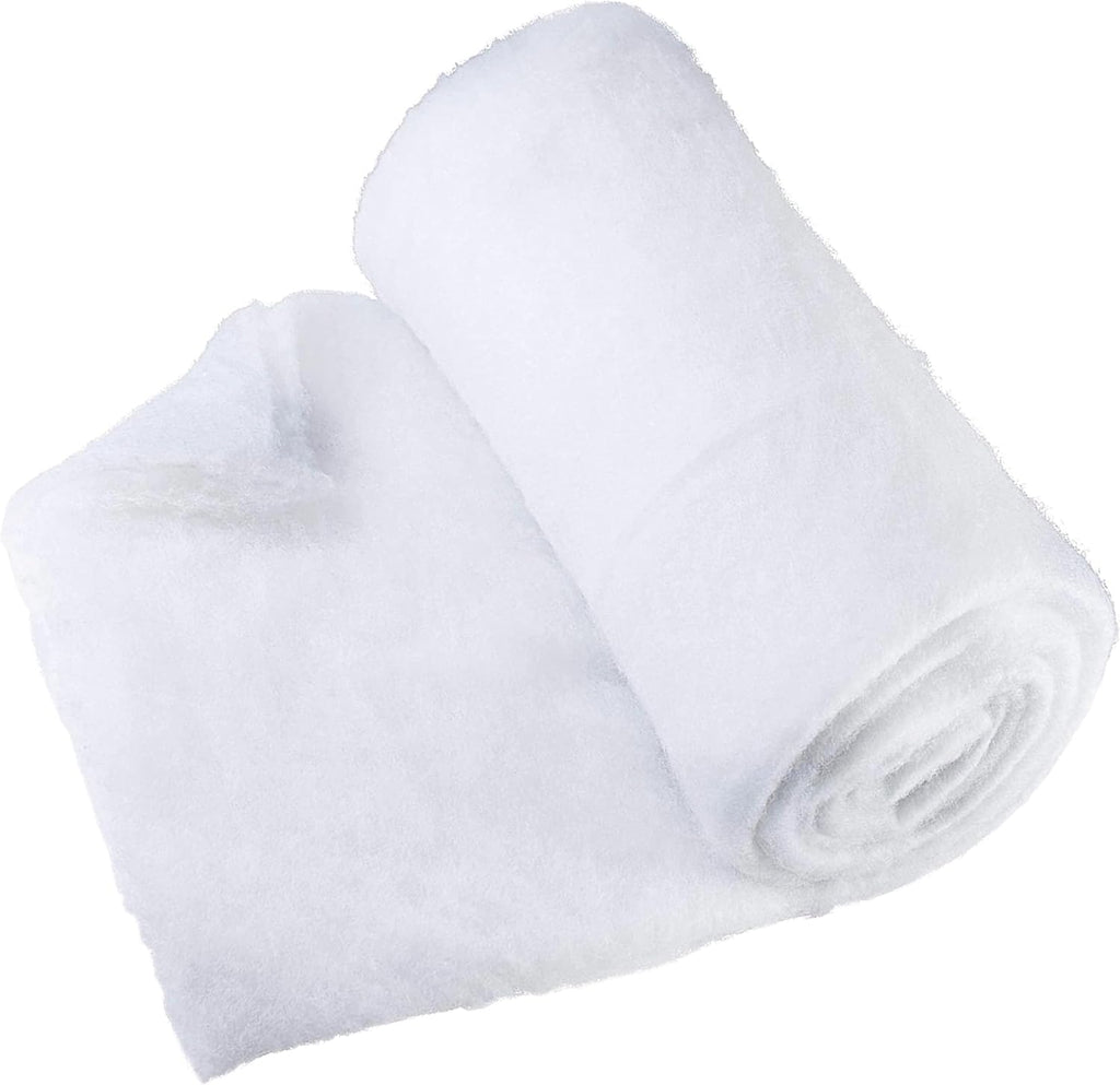 PREXTEX Artificial Snow Roll - Large Fluff for Christmas Village Displays, 94inchx31inch Tabletop D¨¦cor, and Winter Wonderland Party Scenes - Thick White Blanket for Holiday Backdrops and Festive Decoration