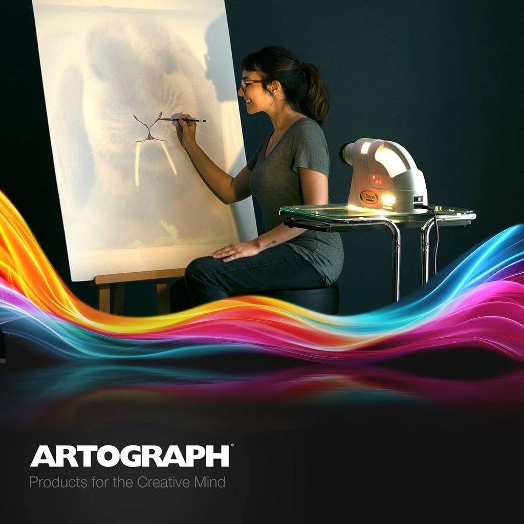 Artograph EZ Tracer Opaque Art Projector, 2X to 10X Image Artwork Enlargement - Portable Light for Wall Art, Murals, Drawing, Sketching, Pattern Tracing, Crafts and Learning, 4inch x 4inch Copy Size
