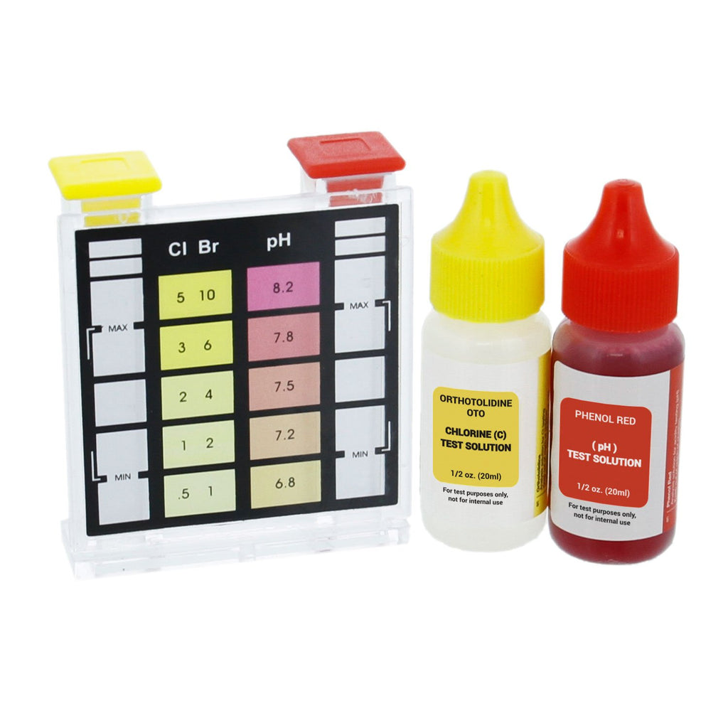 U.S Poo Suppl Standar 3-Wa Swimmin Poo Sp Tes Kit Test Wate fo pH Chlorin an Bromine