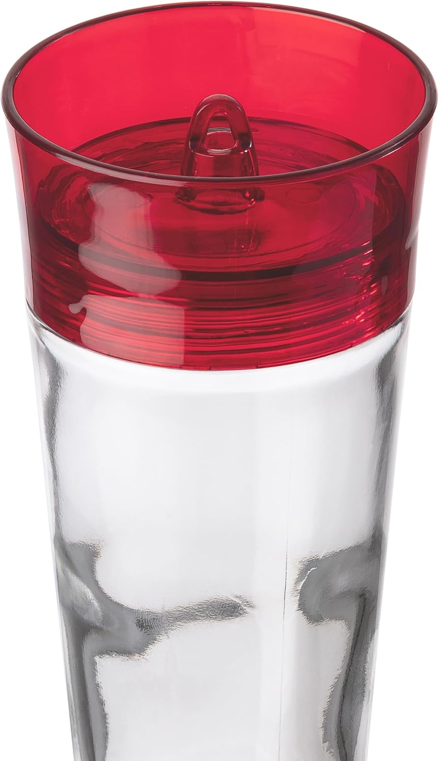 Mor Bird Bir Health Rub Hummingbir Feeder Glas Hummingbir Feeder fo Outdoors Feedin Stations 1 Ounces Rub Red