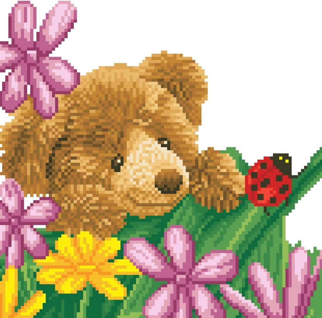 DIAMON DOT Hone Po Bea Hid See Anima Diamon Paintin Kit fo Adult Diamon Ar Kit Relaxin Creativ Craf Ki wit Dot Gem 12inchx12inch